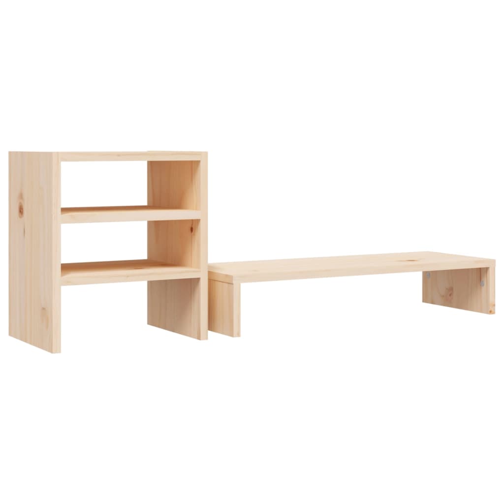 monitor stand, 81 x 20 x 30 cm, pine wood