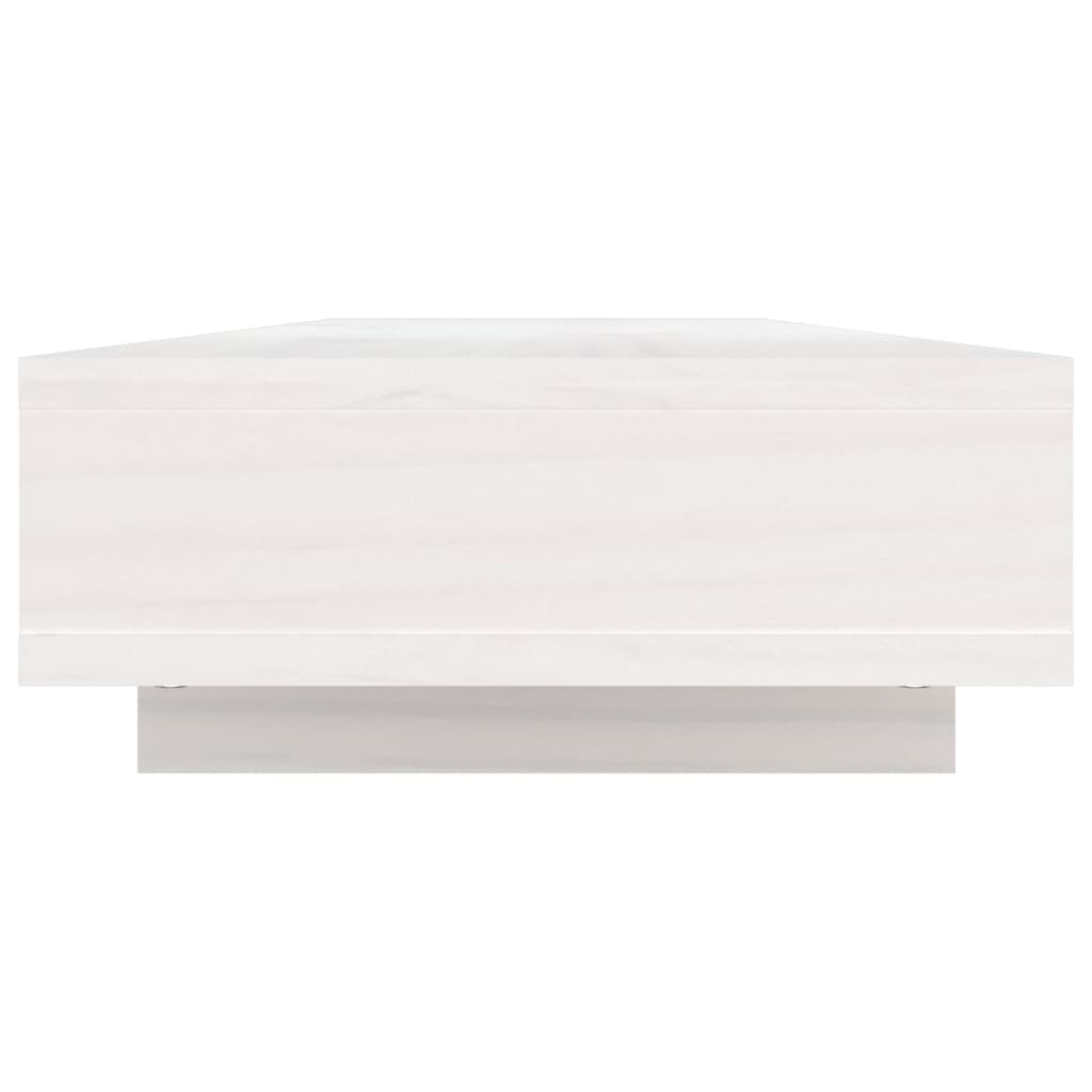 monitor stand, white, 100x27x14 cm, pine wood