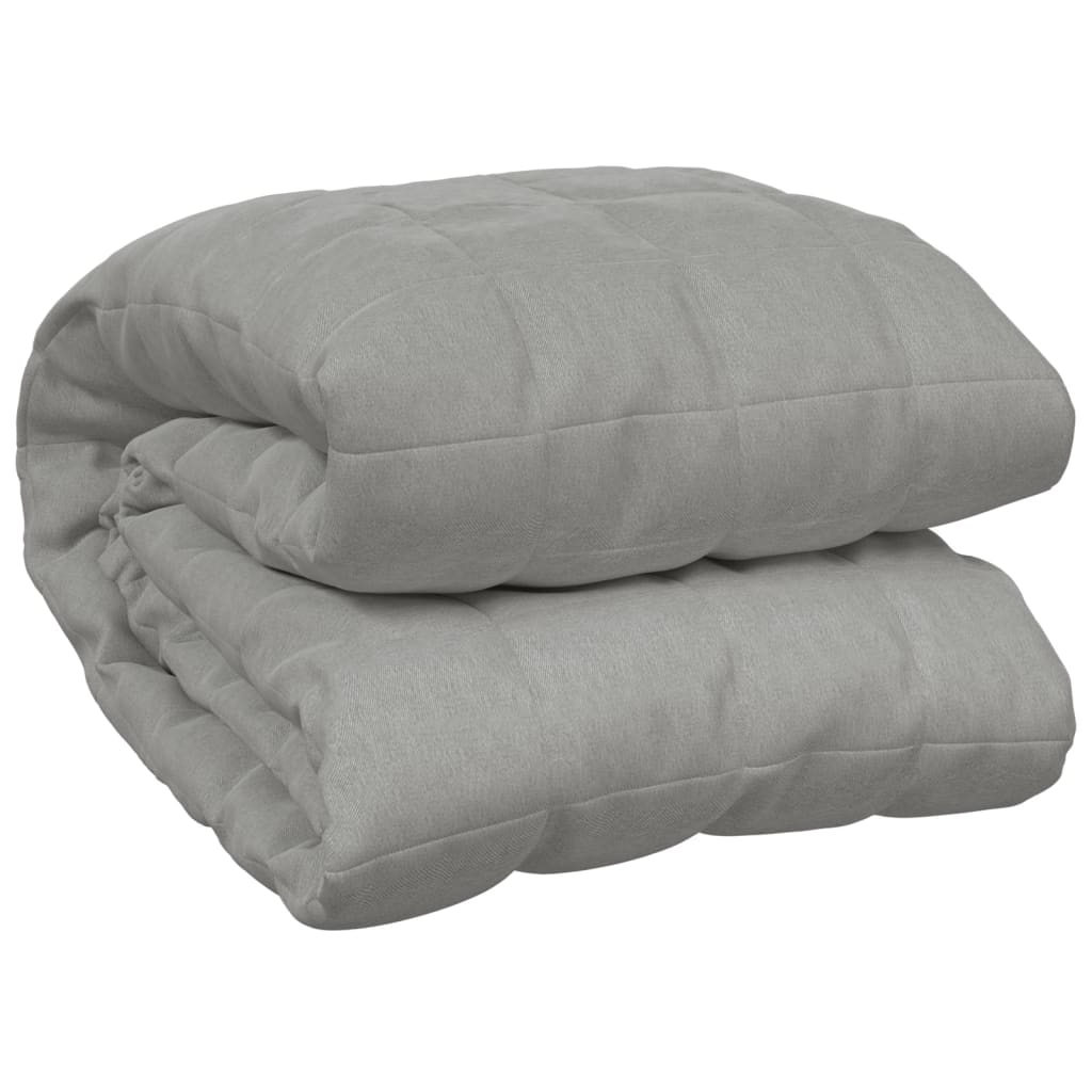 weighted blanket gray 150x200 cm 11 kg fabric