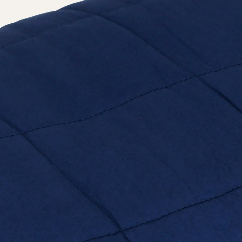 weighted blanket blue 150x200 cm 7 kg fabric