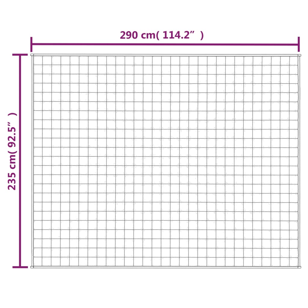 утяжеленное одеяло синее 235x290 см ткань 11 кг