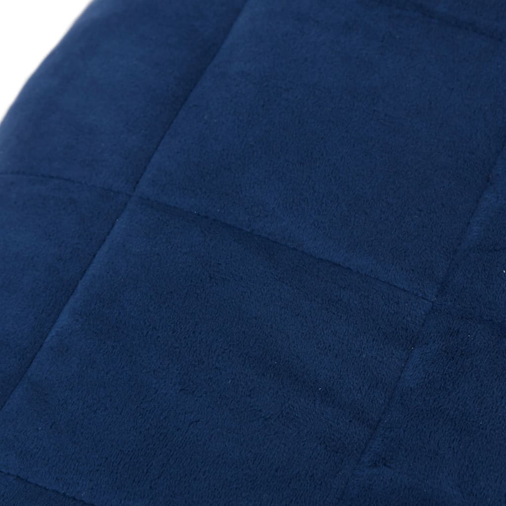 weighted blanket blue 120x180 cm 5 kg fabric