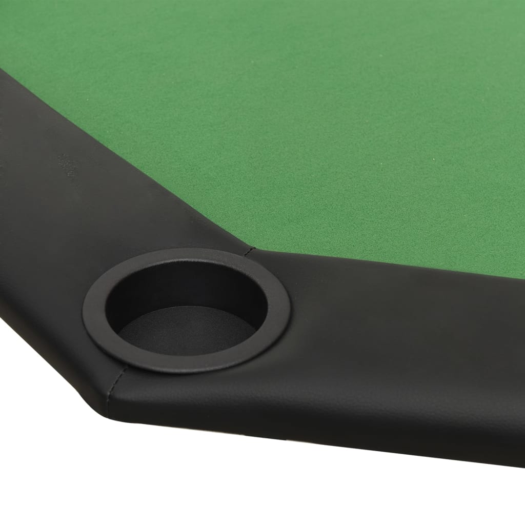 foldable poker table for 8 players, green, 108x108x75 cm