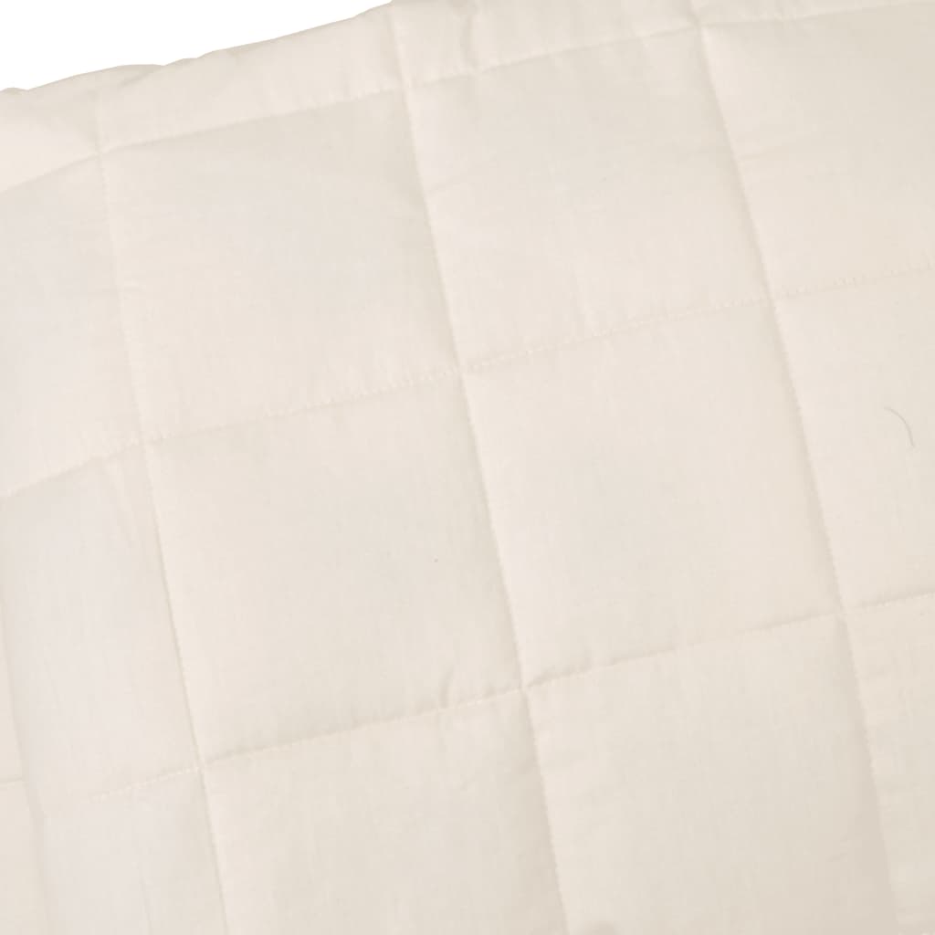 weighted blanket cream 200x220 cm 13 kg fabric