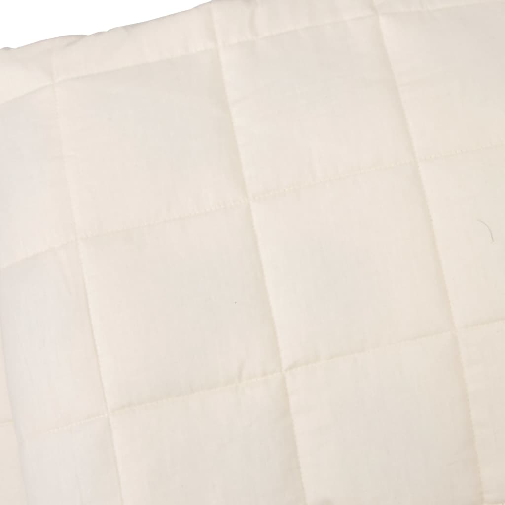 weighted blanket cream 220x230 cm 11 kg fabric