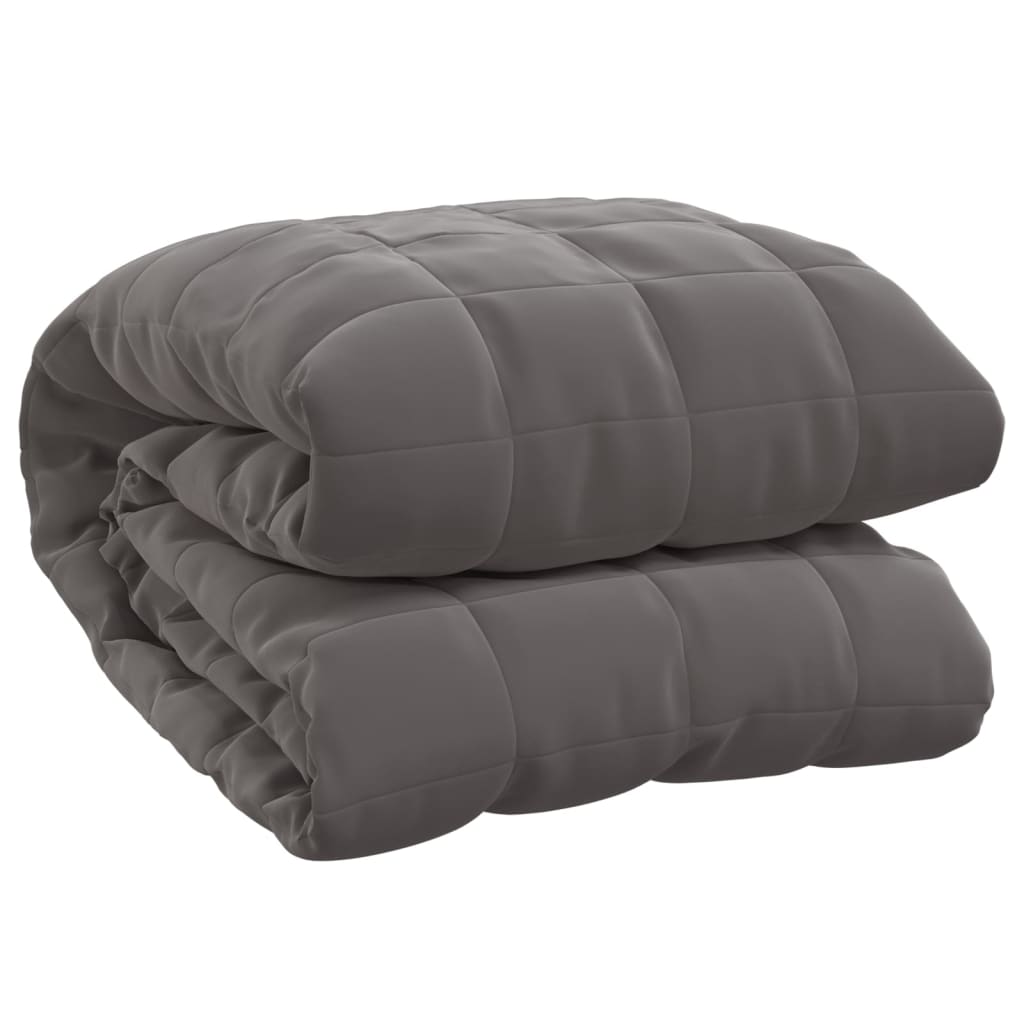 weighted blanket gray 122x183 cm 5 kg fabric