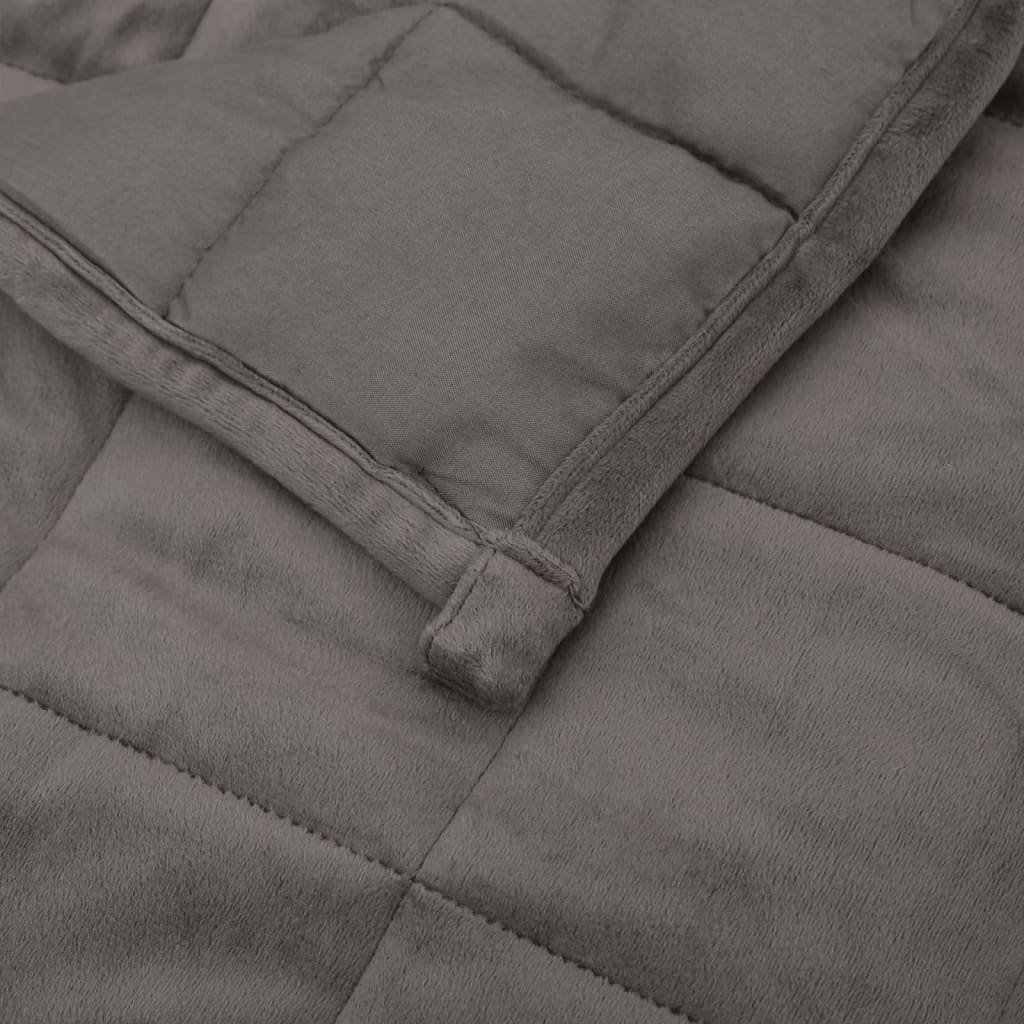 weighted blanket gray 122x183 cm 5 kg fabric