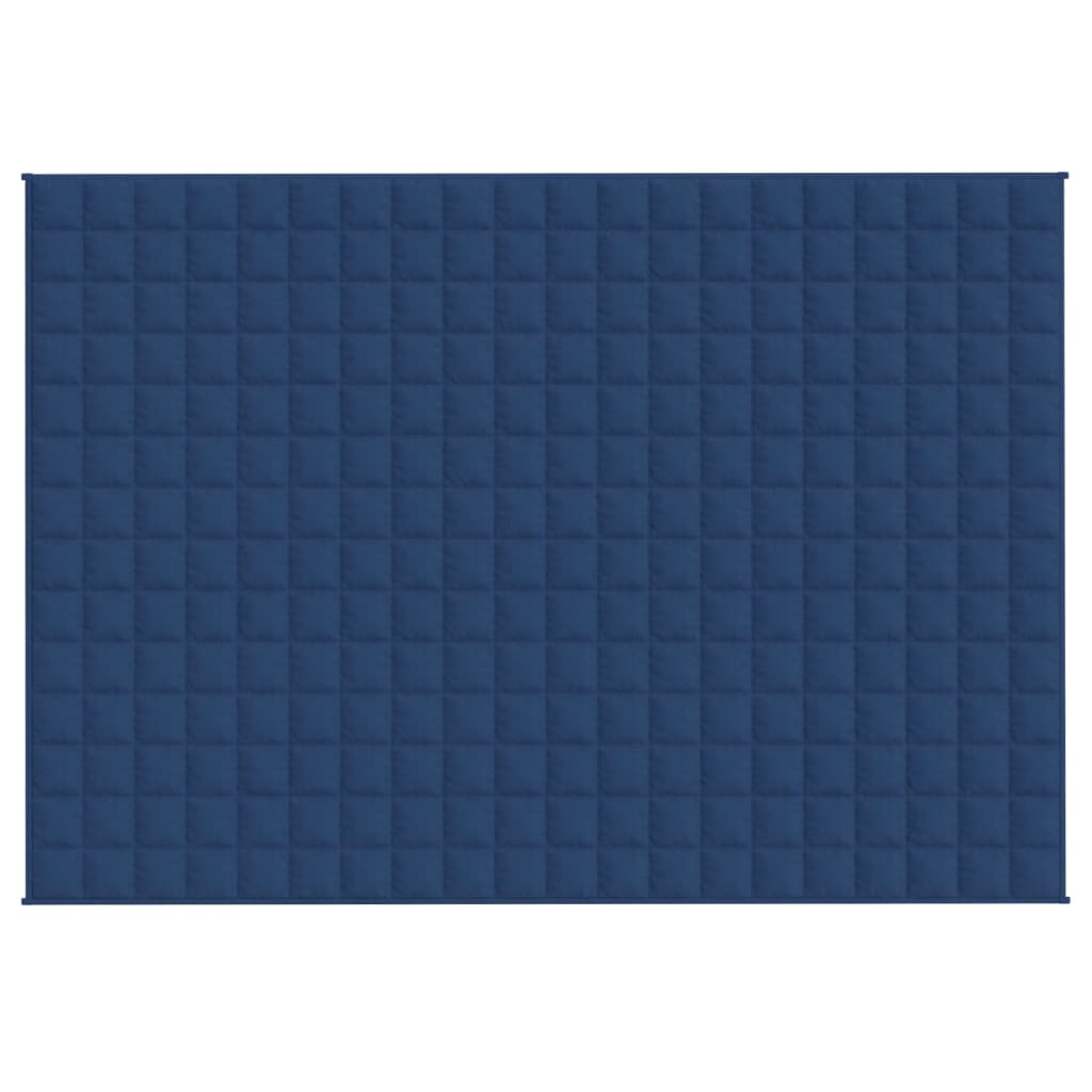 weighted blanket blue 135x200 cm 6 kg fabric