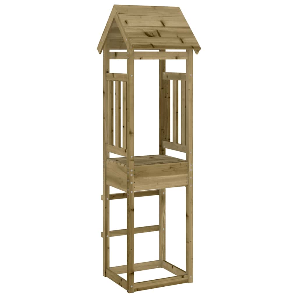 play tower, 52.5 x 46.5 x 206.5 cm, impregnated pine wood