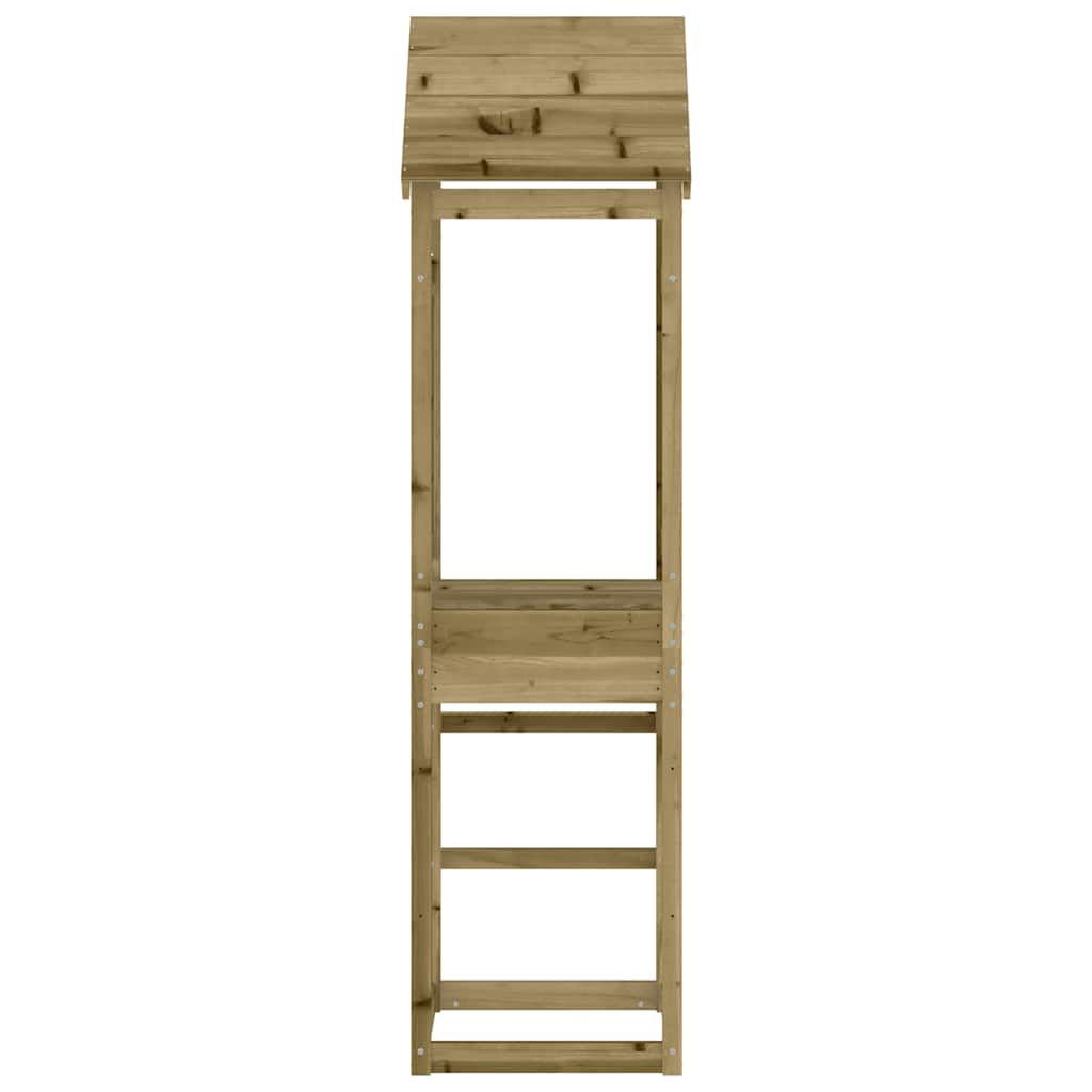 play tower, 52.5 x 46.5 x 206.5 cm, impregnated pine wood