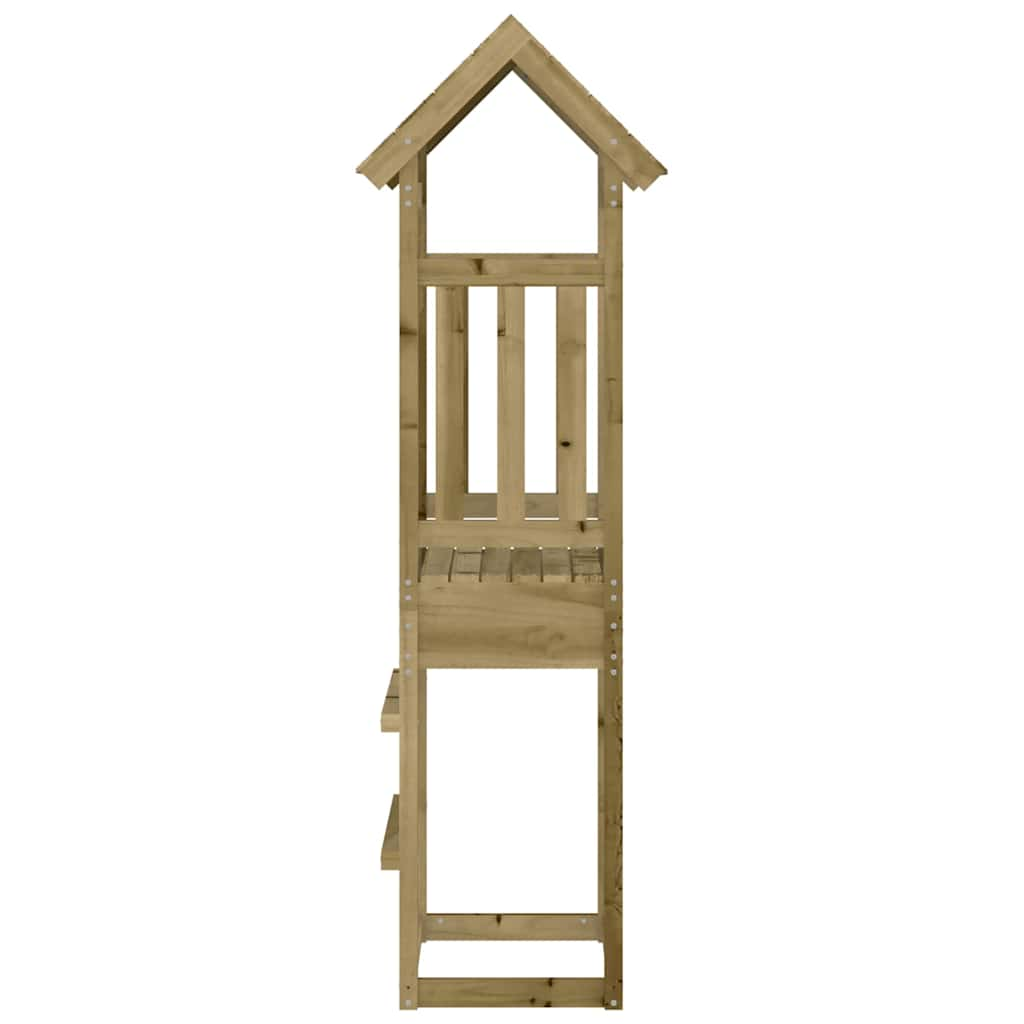 play tower, 52.5 x 46.5 x 206.5 cm, impregnated pine wood