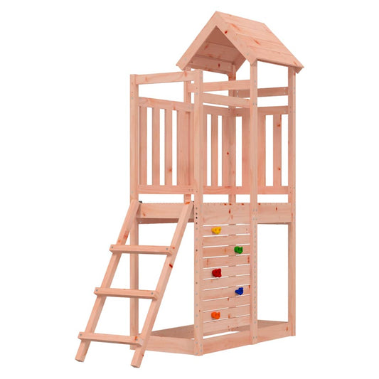 outdoor playground, 52.5x110.5x214 cm, rough-hewn wood