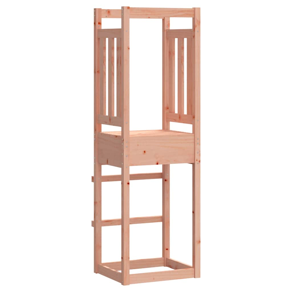 play tower, 53 x 46.5 x 169 cm, rough-hewn wood