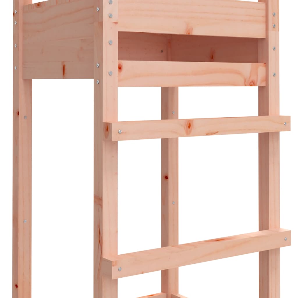 play tower, 53 x 46.5 x 169 cm, rough-hewn wood