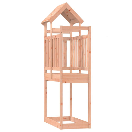 play tower, 52.5 x 110.5 x 214 cm, rough-hewn wood