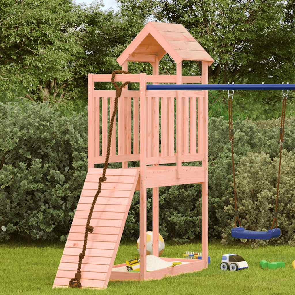 play tower, 52.5 x 110.5 x 214 cm, rough-hewn wood