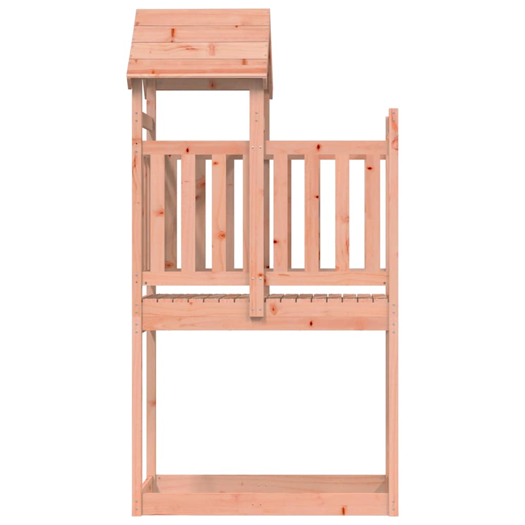 play tower, 52.5 x 110.5 x 214 cm, rough-hewn wood