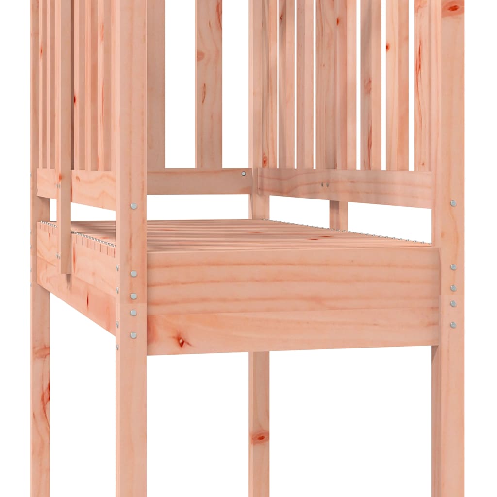 play tower, 52.5 x 110.5 x 214 cm, rough-hewn wood