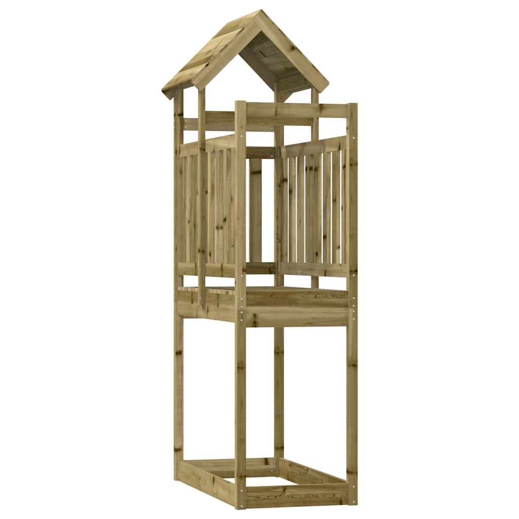 play tower, 52.5 x 110.5 x 214 cm, impregnated pine wood