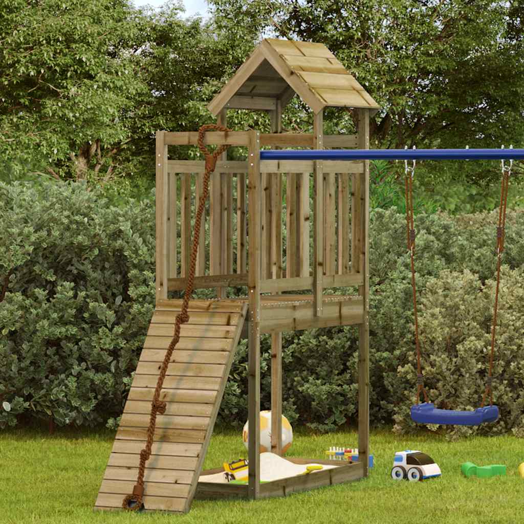 play tower, 52.5 x 110.5 x 214 cm, impregnated pine wood