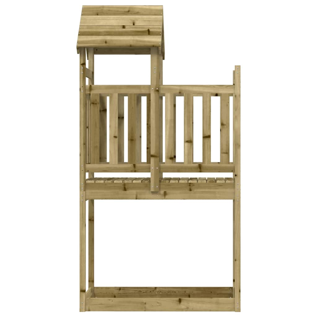 play tower, 52.5 x 110.5 x 214 cm, impregnated pine wood