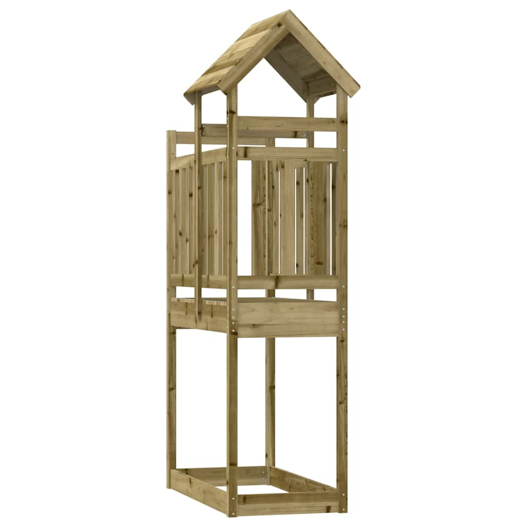 play tower, 52.5 x 110.5 x 214 cm, impregnated pine wood