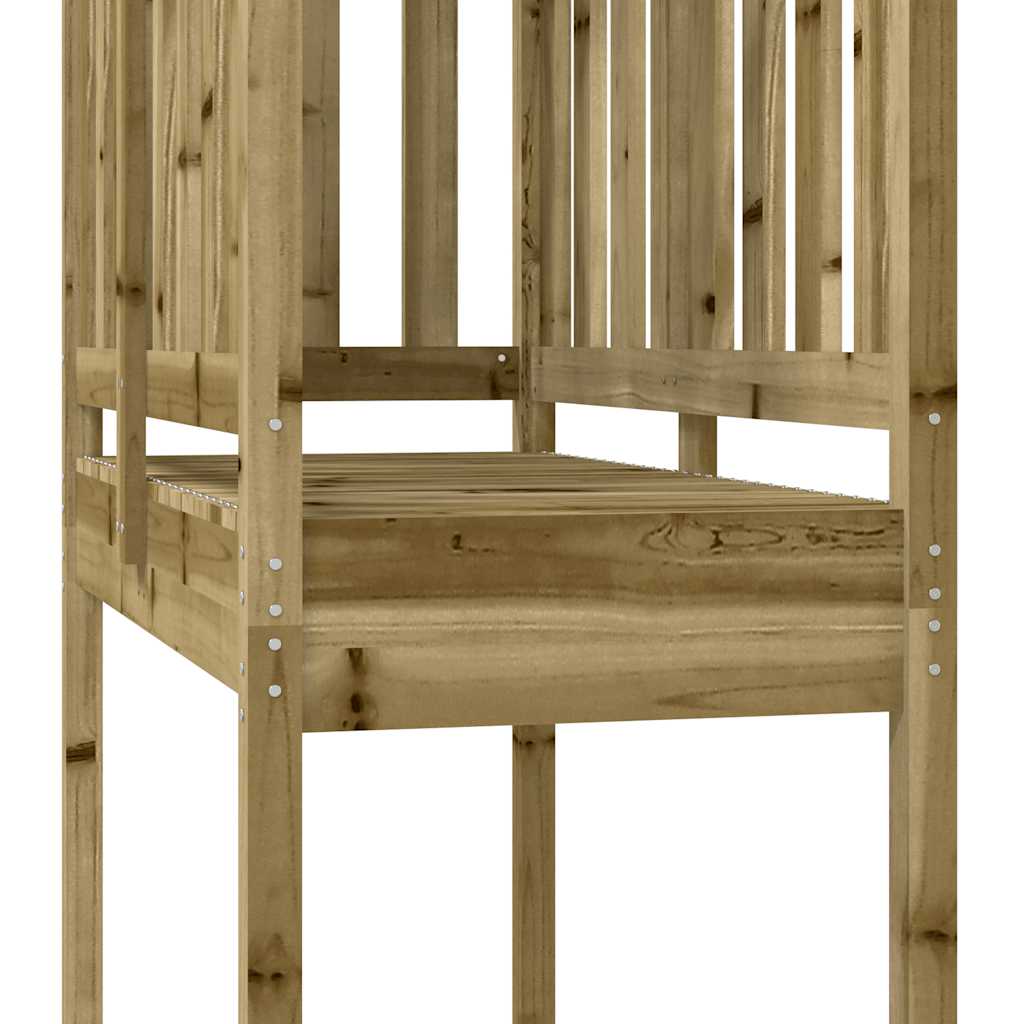 play tower, 52.5 x 110.5 x 214 cm, impregnated pine wood