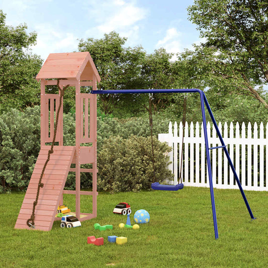 outdoor playground, rough wood