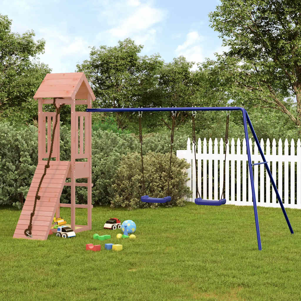 outdoor playground, rough wood