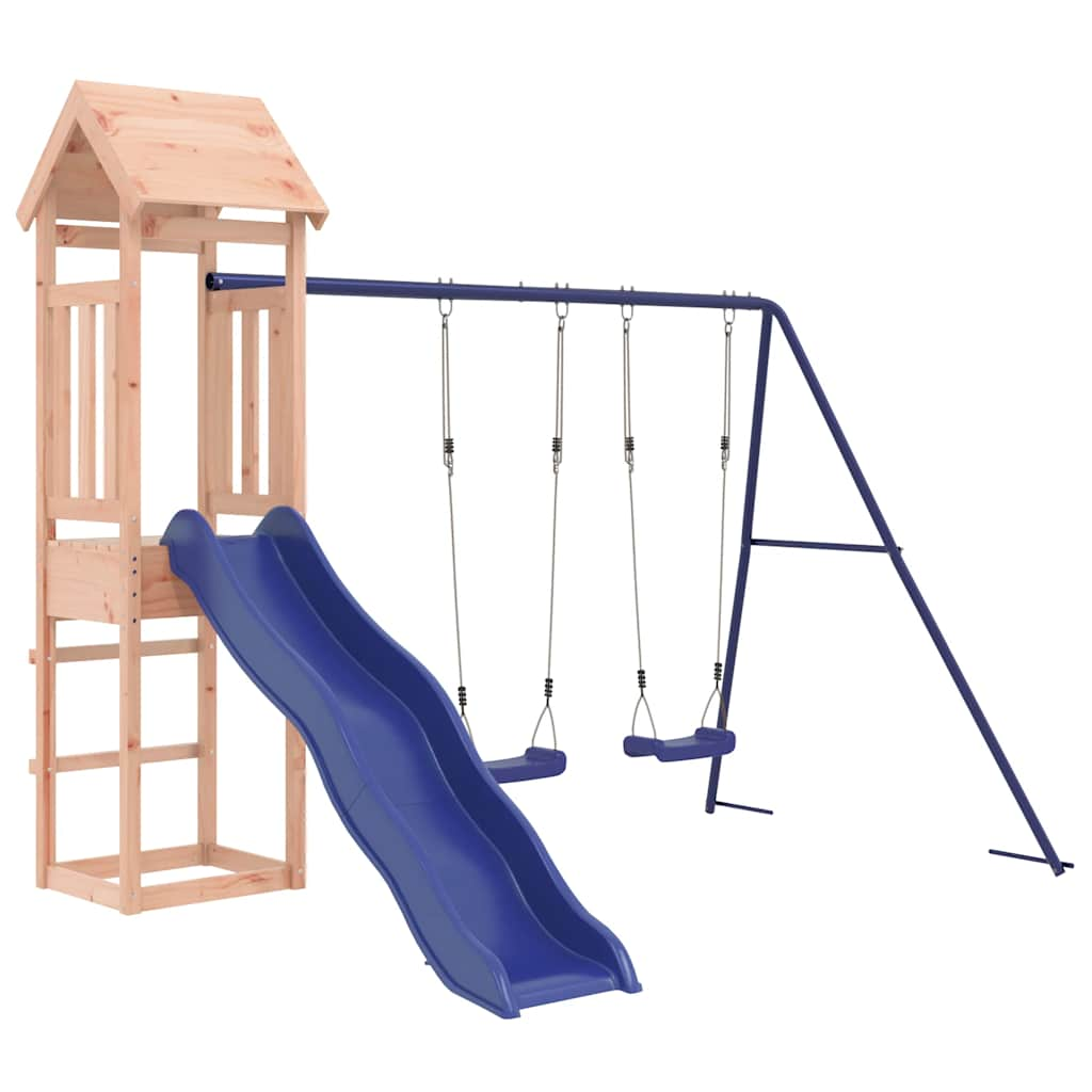 outdoor playground, rough wood