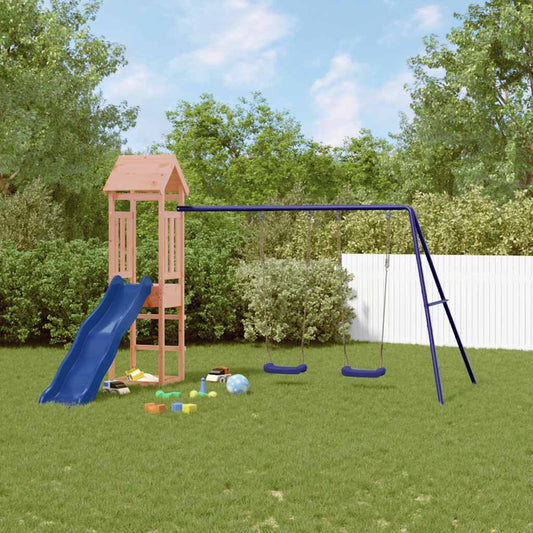 outdoor playground, rough wood