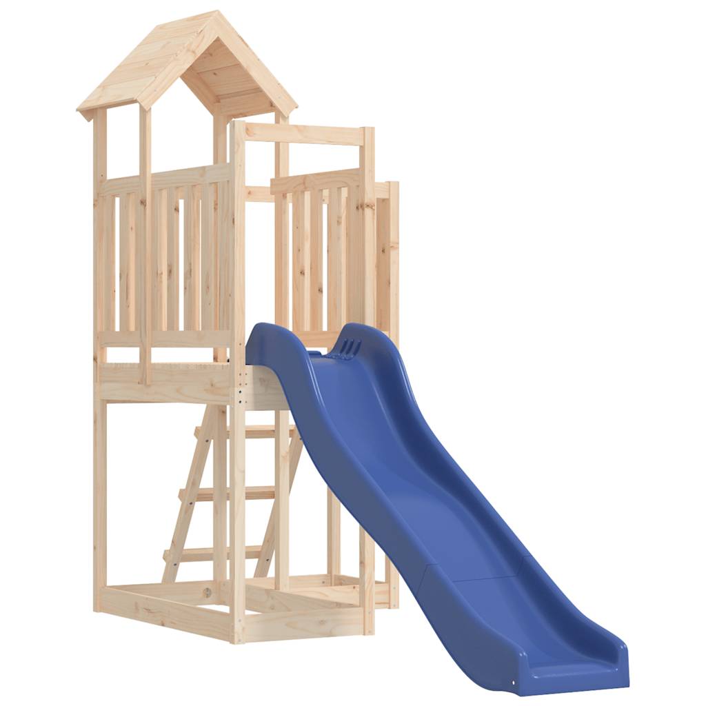 outdoor playground, pine wood