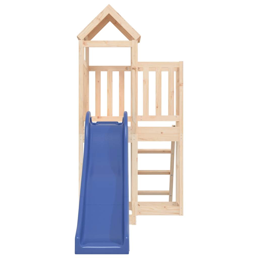 outdoor playground, pine wood