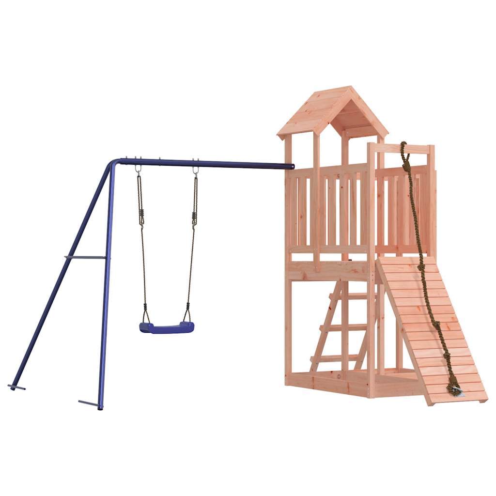 outdoor playground, rough wood