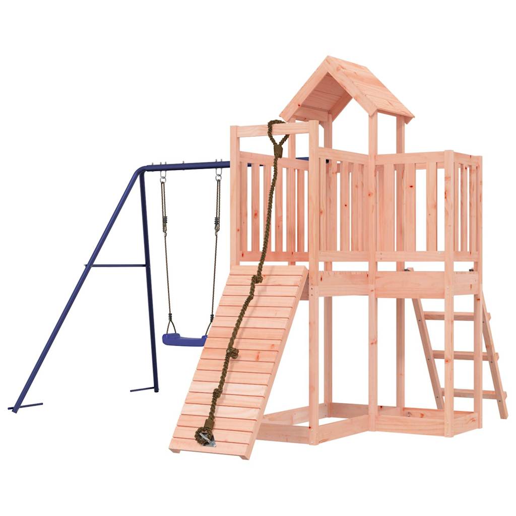 outdoor playground, rough wood