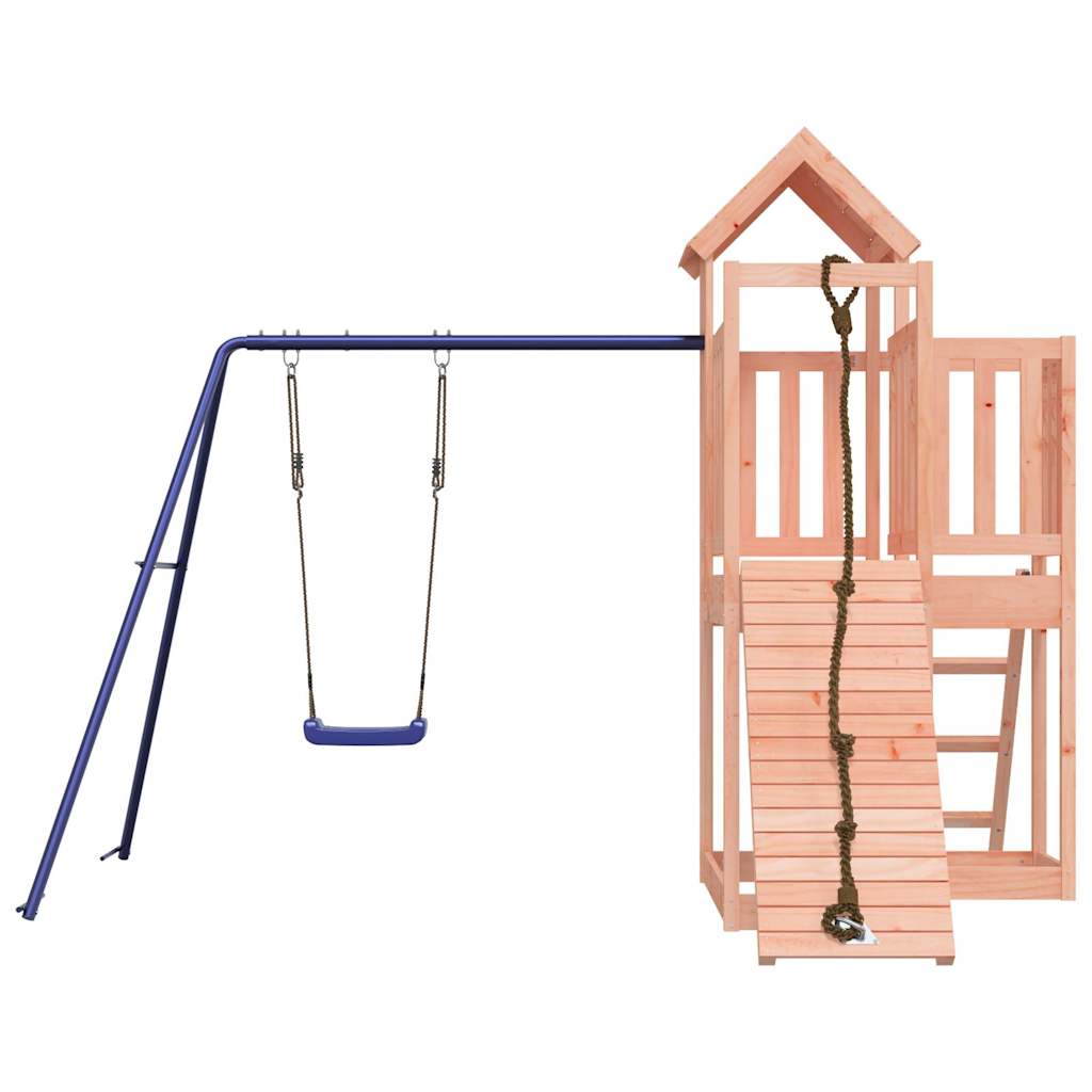 outdoor playground, rough wood