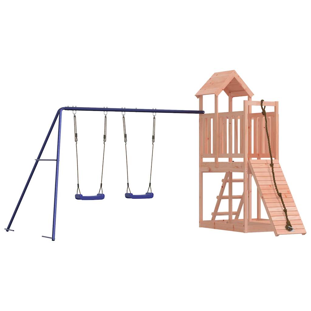 outdoor playground, rough wood