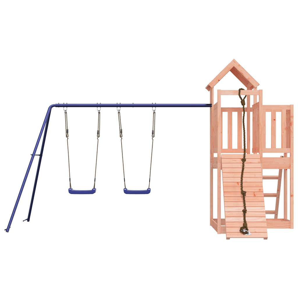 outdoor playground, rough wood