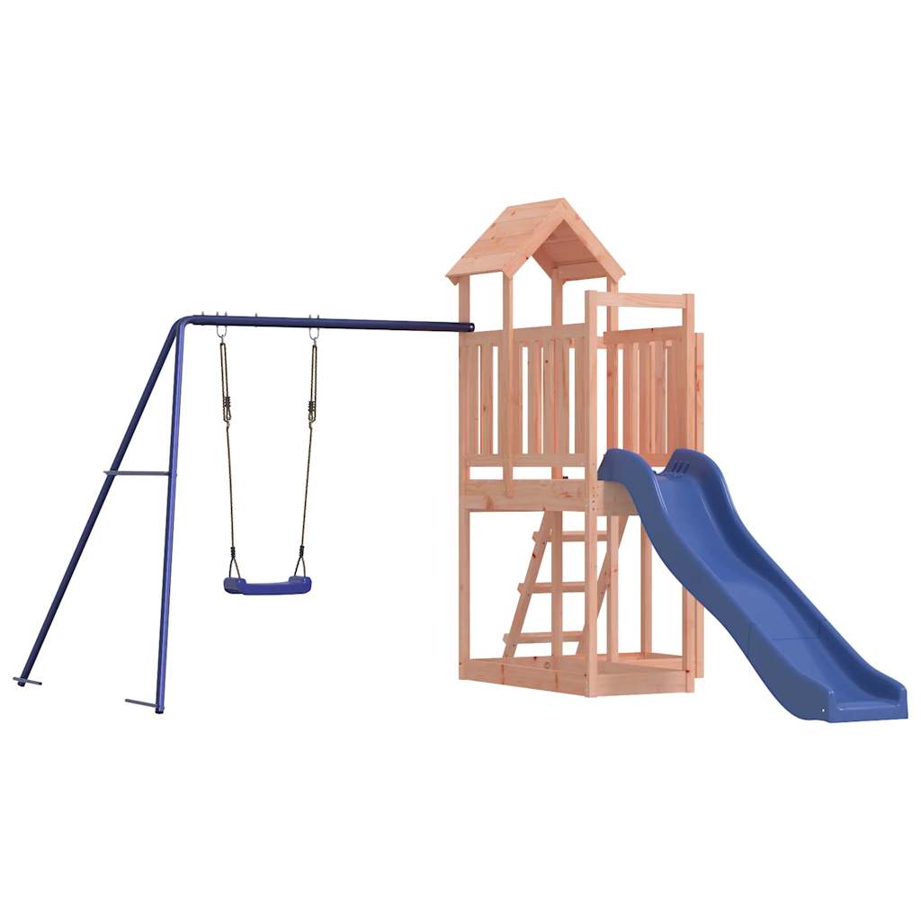 outdoor playground, rough wood