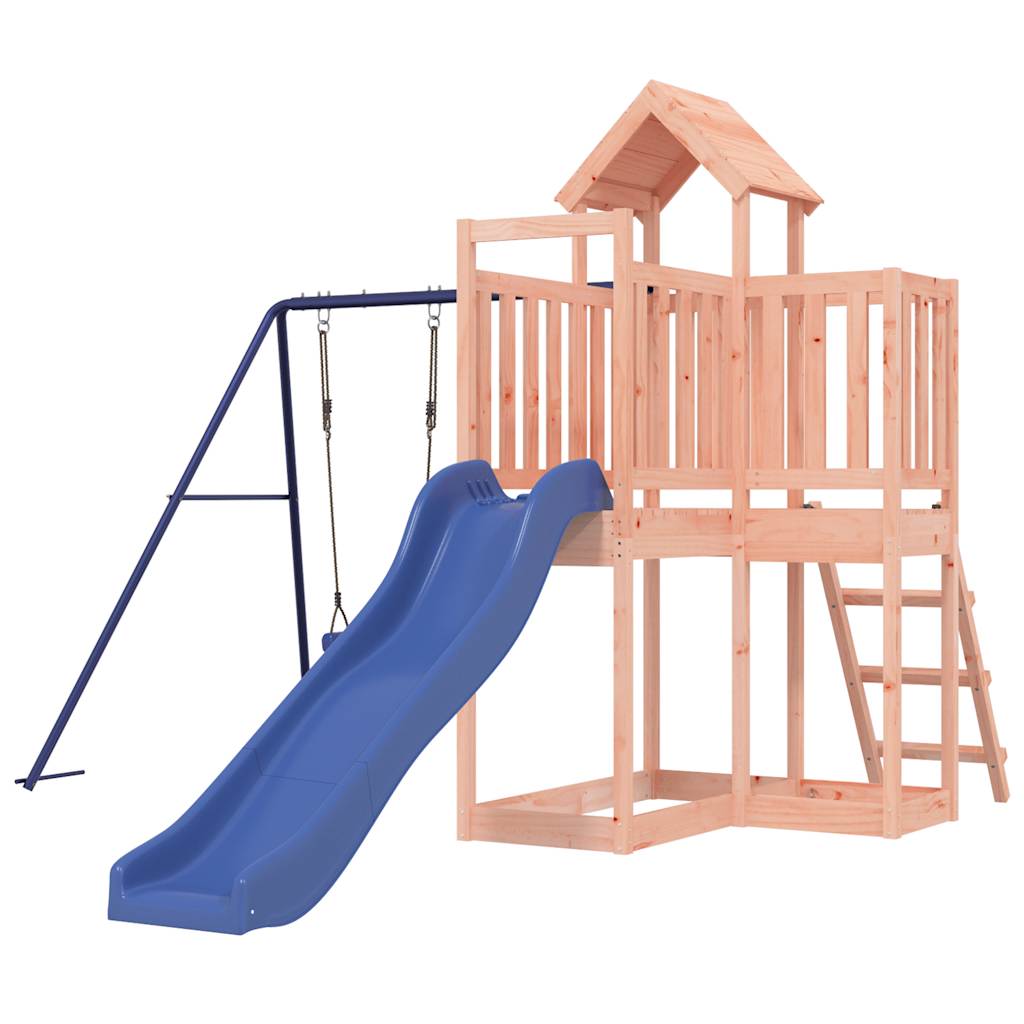 outdoor playground, rough wood