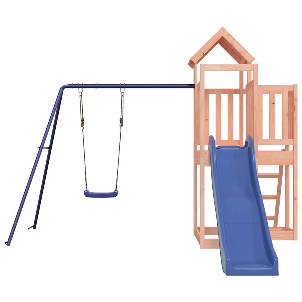 outdoor playground, rough wood