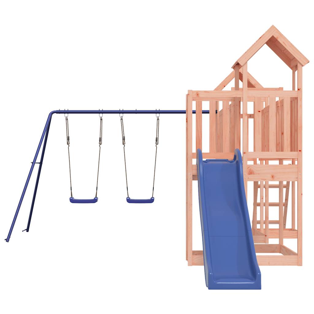 outdoor playground, rough wood