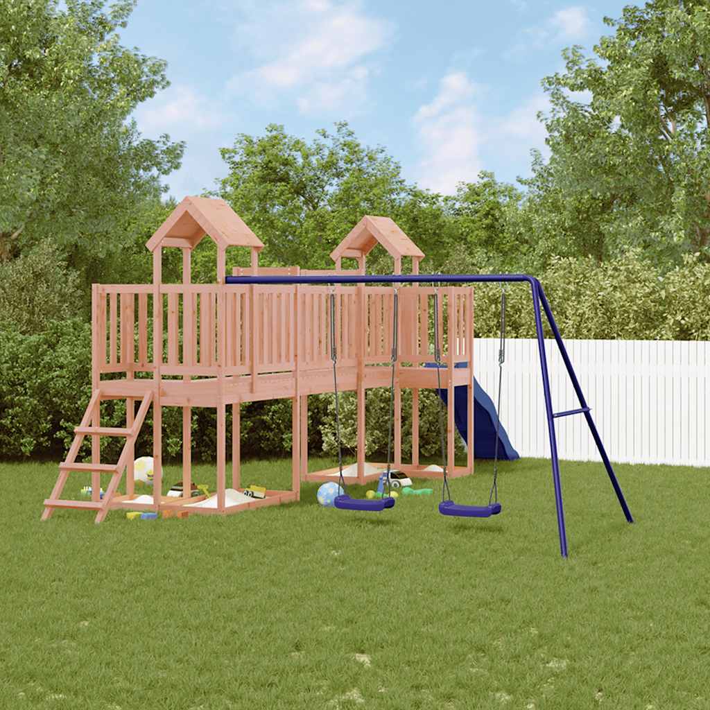 outdoor playground, rough wood