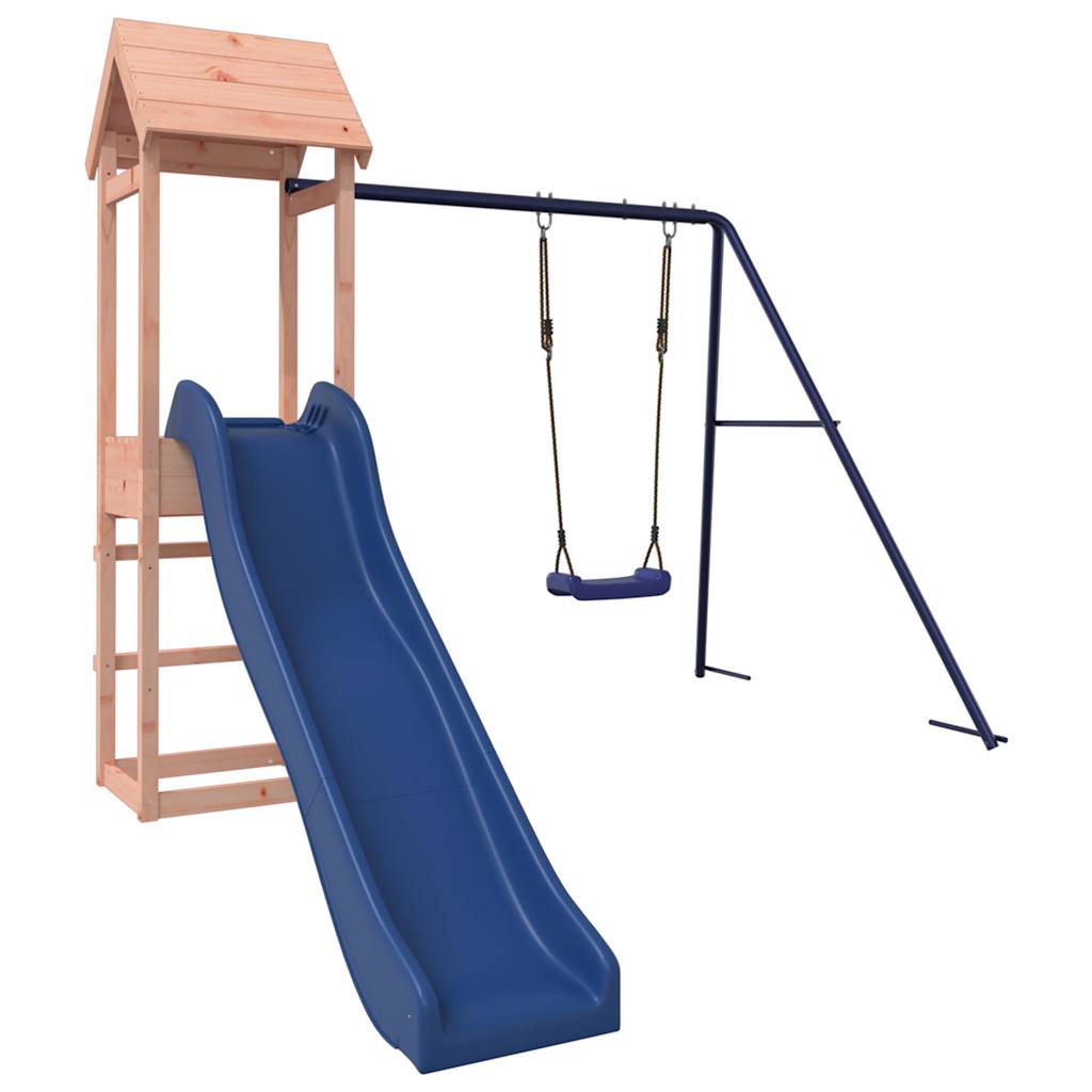 outdoor playground, rough wood