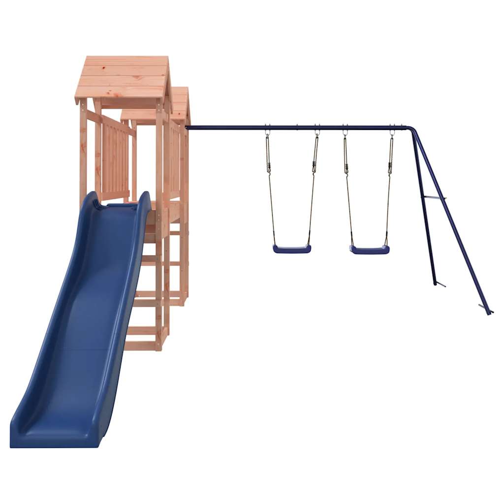 outdoor playground, rough wood