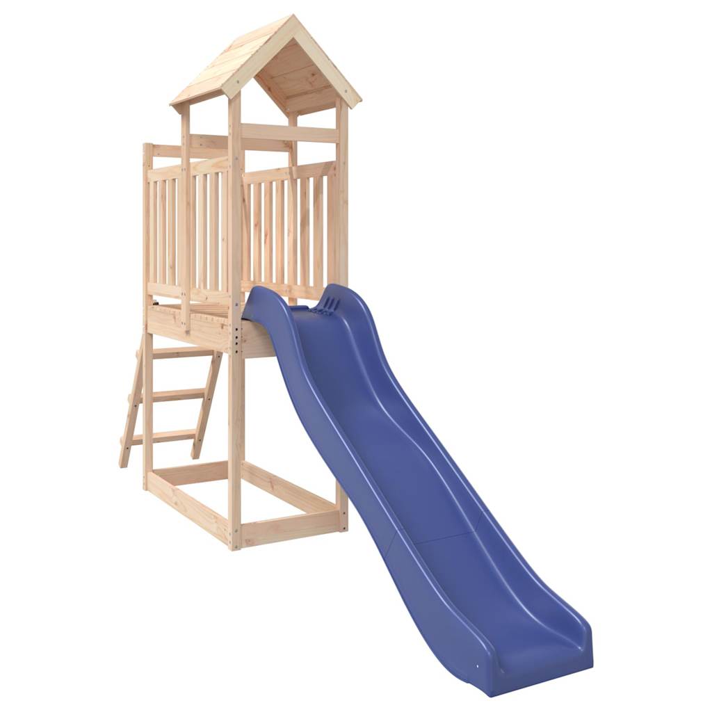 outdoor playground, pine wood