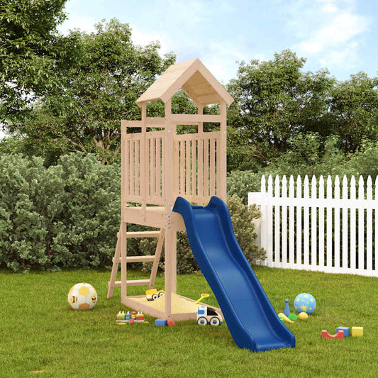 outdoor playground, pine wood