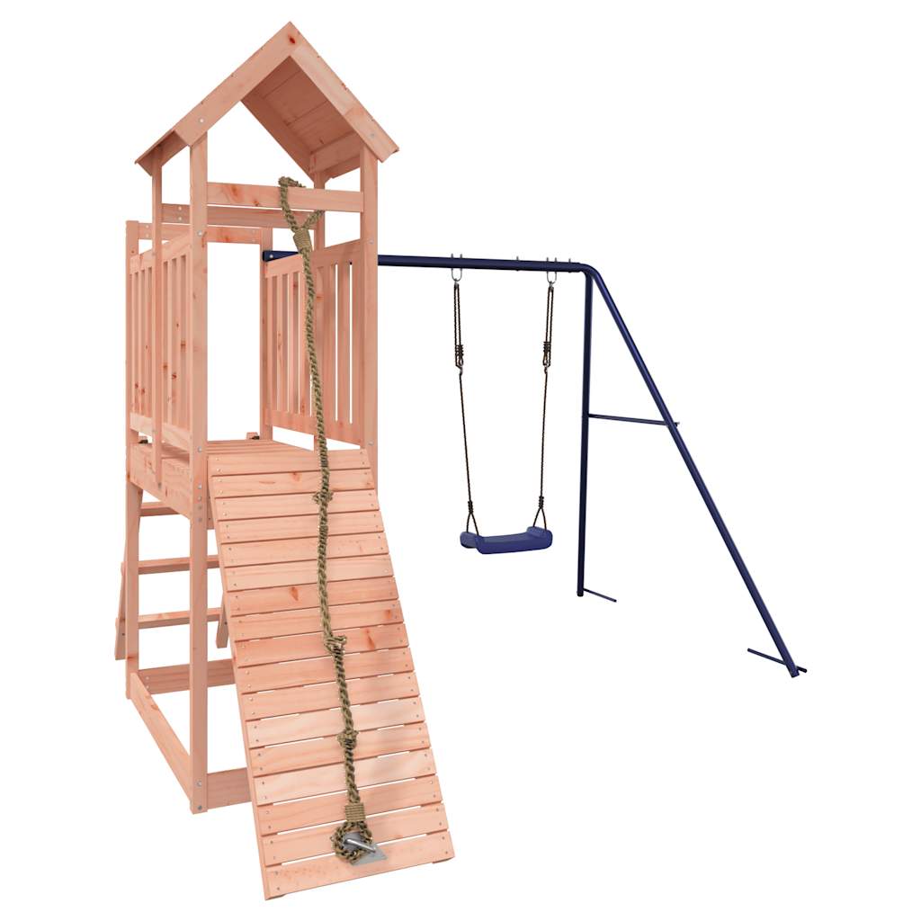 outdoor playground, rough wood