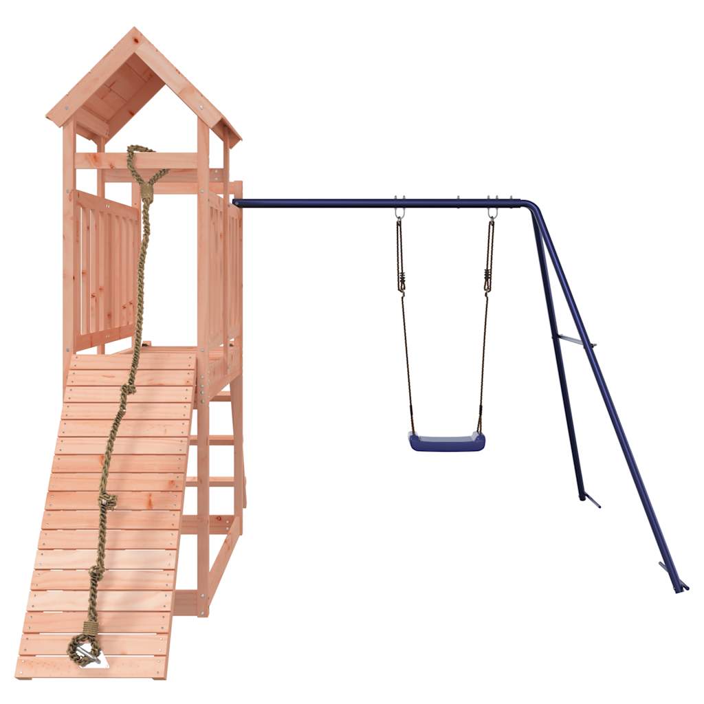 outdoor playground, rough wood