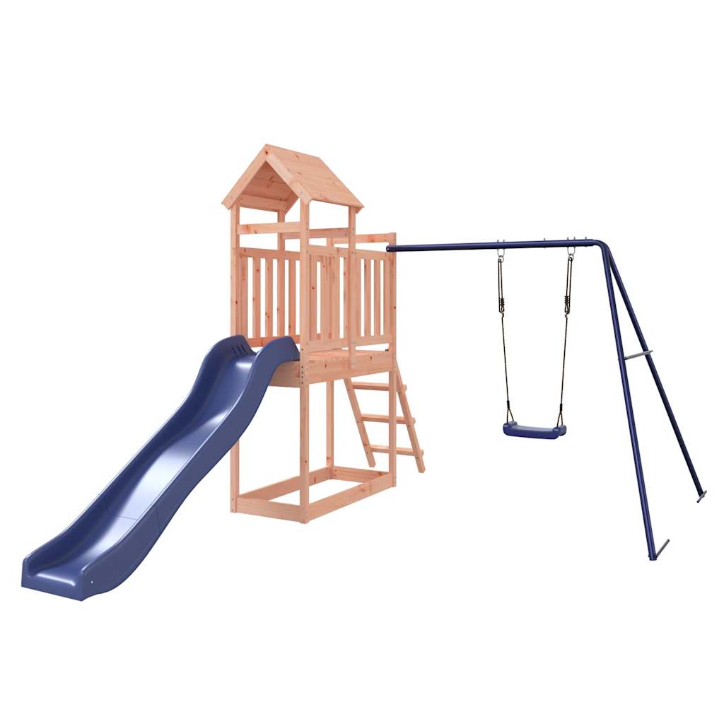 outdoor playground, rough wood